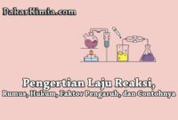 Pengertian Laju Reaksi