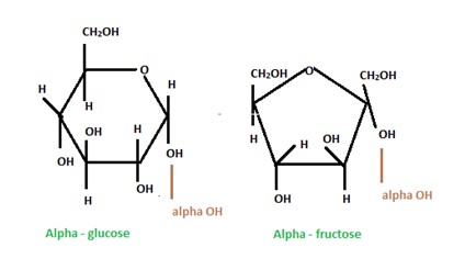 Perbandingan Struktur Alfa dan Beta Fruktosa