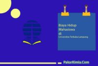 Biaya Hidup di Universitas Terbuka Lampung